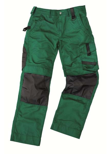 Maco Bundhose grün/grau 275 gr. atmungsativ Arbeitshose Garten